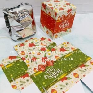 Caixa mini Panetone - ENCAIXE (Kif)