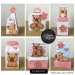 Capivara Aquarela - Kit Festa Pronta