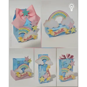 Arco Íris e Estrelas - Kit Festa Pronta