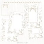 Toile de jouy – Brinquedos Bege - Imagem 4