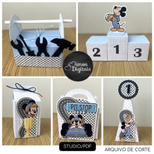 Mickey Piloto - Kit Festa Pronta
