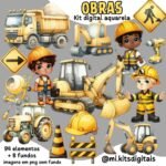 Obras Aquarela - Kit Digital