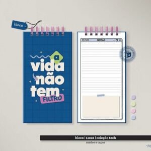 Tech | Bloco | 11x21 (Miolo Meu)