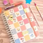 Agenda A5 – 2026 Miolos Datada e Permanente – 1DPP Floral Cute (Cute Corte)