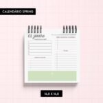 Calendário Spring 2026 (Trilha de Papel) - Imagem 3