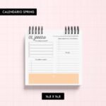 Calendário Spring 2026 (Trilha de Papel) - Imagem 5