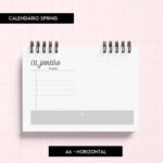 Calendário Spring 2026 (Trilha de Papel) - Imagem 27