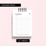 Calendário Spring 2026 (Trilha de Papel) - Imagem 32