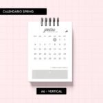 Calendário Spring 2026 (Trilha de Papel) - Imagem 34