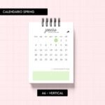 Calendário Spring 2026 (Trilha de Papel) - Imagem 35