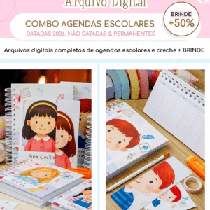 COMBO Agendas Escolares 2026 (Estúdio G19)
