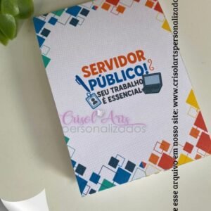 Porta Bloquinho - Dia do Servidor Público