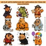Capivaras Hallloween - Kit Digital - Imagem 4