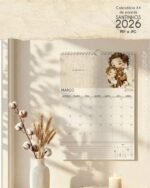 PDF Calendário de parede Santinhos A4 (Carinas Paper) - Imagem 11