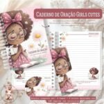 Kit Caderno de Oração Girls Cute - Imagem 2