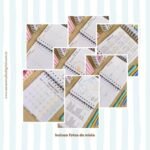 Agenda Escolar 2026 – Azul com amarelo (Mini quadrada) – 1 e 2DPP (Sara Estúdio) - Imagem 6