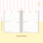 Agenda Escolar 2026 – Rosa com amarelo (A5) – 1 e 2DPP (Sara Estúdio) - Imagem 5