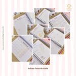 Agenda Escolar 2026 – Rosa com amarelo (A5) – 1 e 2DPP (Sara Estúdio) - Imagem 6