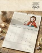 PDF Calendário de parede Santinhos A4 (Carinas Paper)