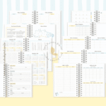 Agenda Escolar 2026 – Azul com amarelo (A5) – 1 e 2DPP (Sara Estúdio) - Imagem 2