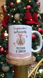 Querido Papai Noel, Terapia não é o Suficiente - Arte Avulsa Caneca - Imagem 2