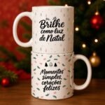 V50 Lettering Natalina 2025 - Artes Caneca