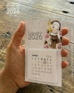 PDF Calendário mini Imã de geladeira Santinhos 2026 (Carinas Paper) - Imagem 3