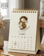 Mini Calendário de mesa A6 Santinhos PDF (Carinas Paper) - Imagem 5