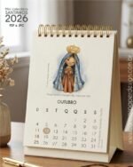 Mini Calendário de mesa A6 Santinhos PDF (Carinas Paper) - Imagem 7