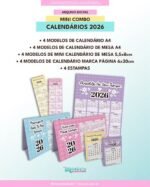 MINI COMBO Calendários Fofo 2026 (Mascute) - Imagem 2