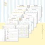 Agenda Escolar 2026 – Azul com amarelo (Mini quadrada) – 1 e 2DPP (Sara Estúdio) - Imagem 2