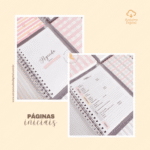 Páginas iniciais da Agenda com calendários 2026 e 2027 (Sara Estúdio)