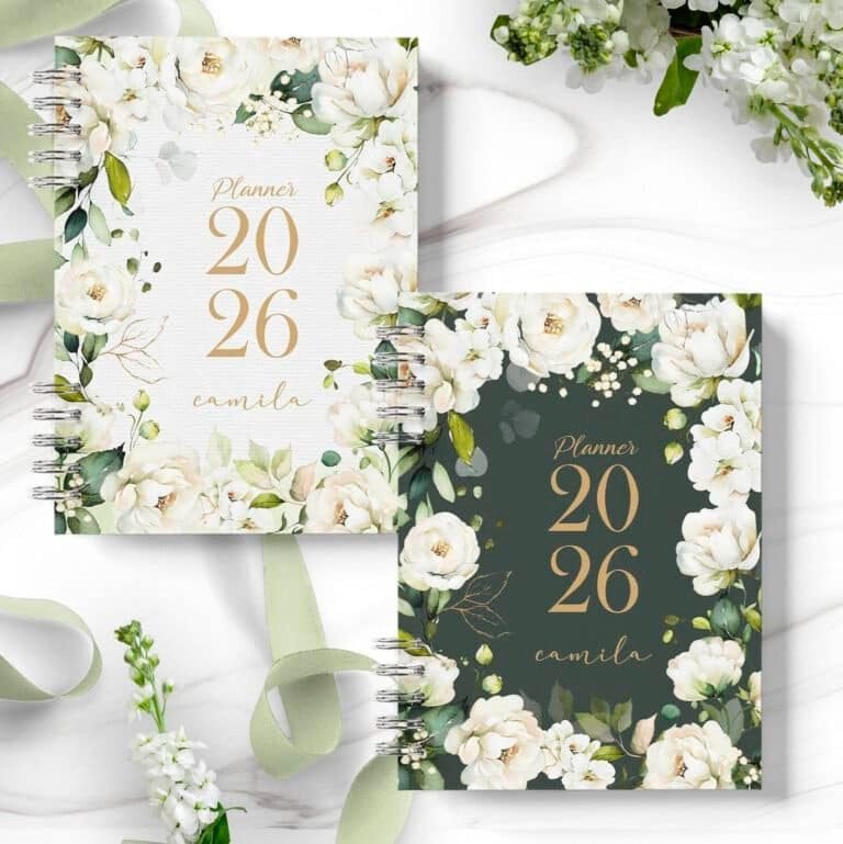 Arquivo_digital_planner_feminino_floral_rosas_brancas_2026_-768x769-1.jpg Planner 2026 Coleção Rosas Brancas (Bicho Papel) - Imagem 1
