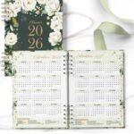 Planner 2026 Coleção Rosas Brancas (Bicho Papel) - Imagem 3