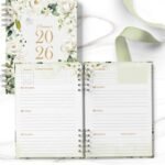 Planner 2026 Coleção Rosas Brancas (Bicho Papel) - Imagem 4