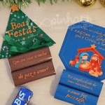 Card e Bis Árvore de Natal e Jesus - Natal 2025