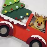 Carrinho de Natal - Topo de Bolo