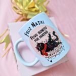 Feliz Natal povo lindo por dentro - Arte Avulsa para Caneca