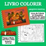 Família Dinossauros - Livro de Colorir