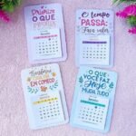 PDF Card Para Calendário 5x5cm - Frases