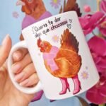 Queria te dar algo que chocasse - Arte Avulsa Caneca