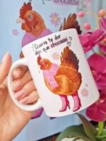 Queria te dar algo que chocasse - Arte Avulsa Caneca