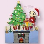 Natalino Pilha de presentes - Topo de Bolo