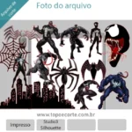 Venom Homem Aranha - Topo de Bolo