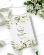 Combo 6 Agendas 2026 e Permanente Floral Rosas Brancas (Bicho Papel) - Imagem 6