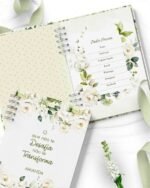 Combo 6 Agendas 2026 e Permanente Floral Rosas Brancas (Bicho Papel) - Imagem 5