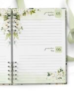 Combo 6 Agendas 2026 e Permanente Floral Rosas Brancas (Bicho Papel) - Imagem 11