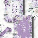 Planner 2026 Coleção Violeta (Bicho Papel)