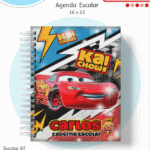 Carros Disney - Kit Escolar 2026 (Lina Criativa)