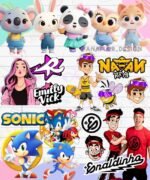 Volta às Aulas 2026 | Etiquetas Escolares | 60 TEMAS (Ana Flor) - Imagem 12